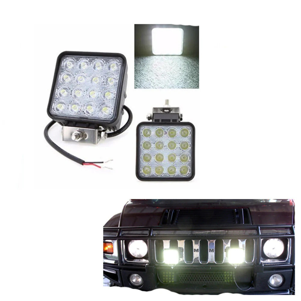 Proiector LED Pătrat 48W Rezistent la Condiții Extreme