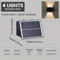 aplica solară de perete pentru curte și alei
