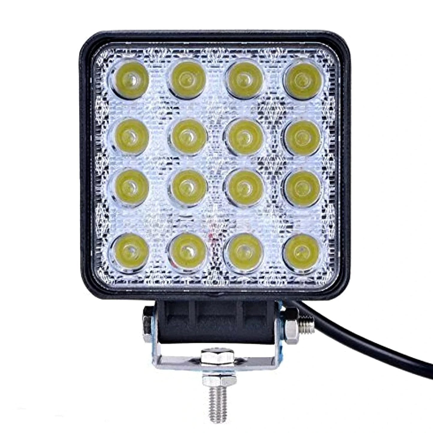 Proiector Auto 16 LED-uri 48W Design Pătrat Off-Road