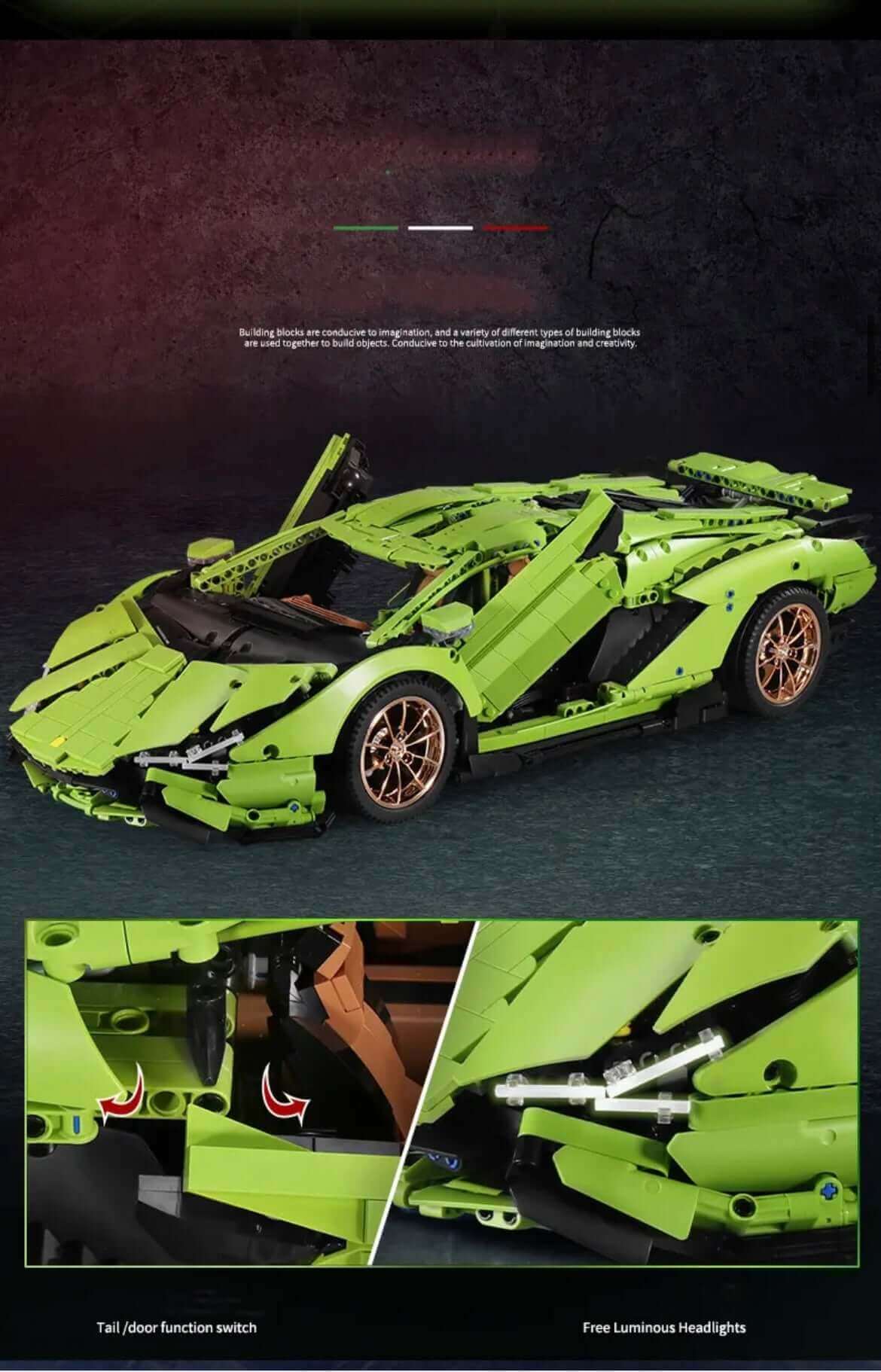 Lamborghini Lego pentru activitati creative