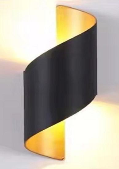 lampa-led-exterior-neagra-auriu-10w-alb-cald-rezistenta-modernă