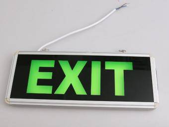 Semn Indicator LED EXIT 220V 355x145x25 mm, iluminare clară pentru siguranță