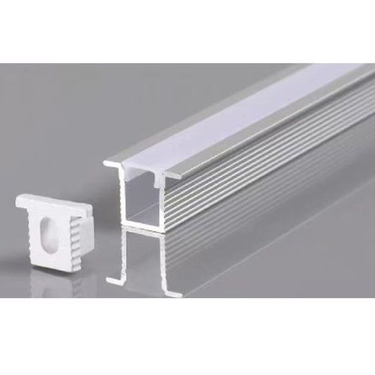 Profil Aluminiu Slim 2m 20x20mm pentru Benzi LED