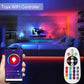 Bandă LED RGB 3 Randuri, 180 LED-uri/m, Control Prin Aplicație