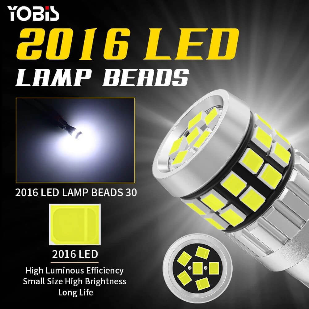 Becuri LED Auto - Set 2x T10 Alb 1800LM