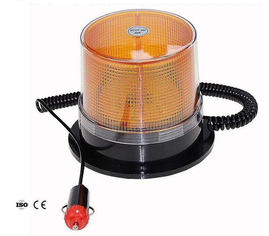 Girofar Galben cu Magnet LED - Rotație Stroboscopic