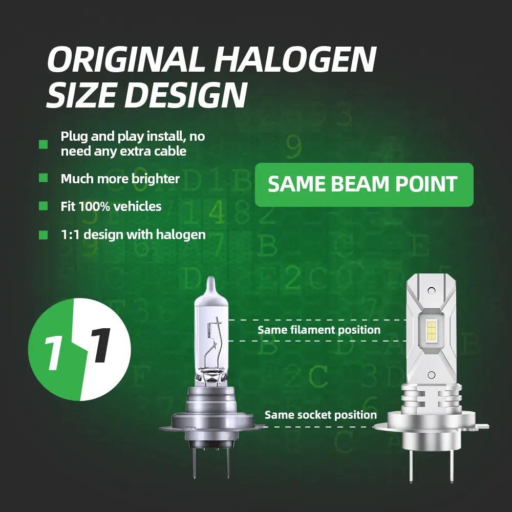 becuri led auto h11 h8 h9 120w lumina galbena condus sigur