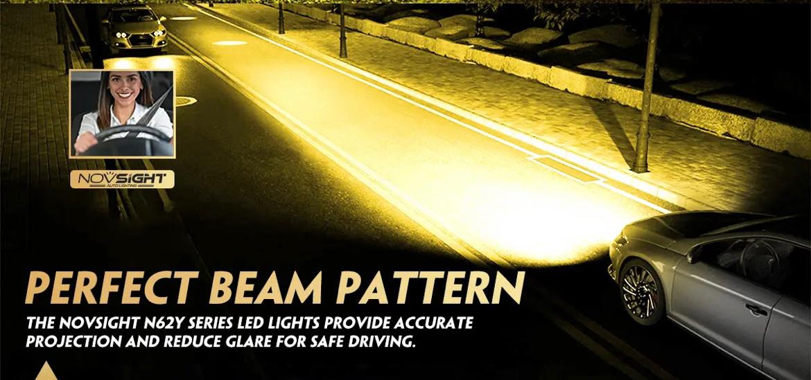 becuri led h4 auto alb cald galben pentru vizibilitate in ceata ploaie