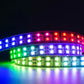 Bandă LED RGB 5050 Premium 2 Randuri, 120 LED-uri/m, Protecție Cauciuc