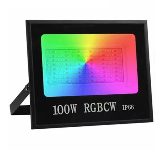 Proiector LED RGB 100W cu 16 culori și 4 efecte IP66