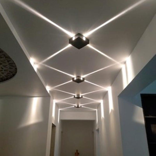 Proiector LED pătrat 12W pentru iluminare ambientală