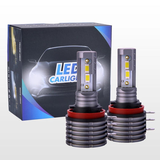 Set 2 Becuri LED H15 CANBUS, 20.000 Lumen, 120W, Lumină Albă 6500K, Iluminare Ultra Puternică pentru Auto