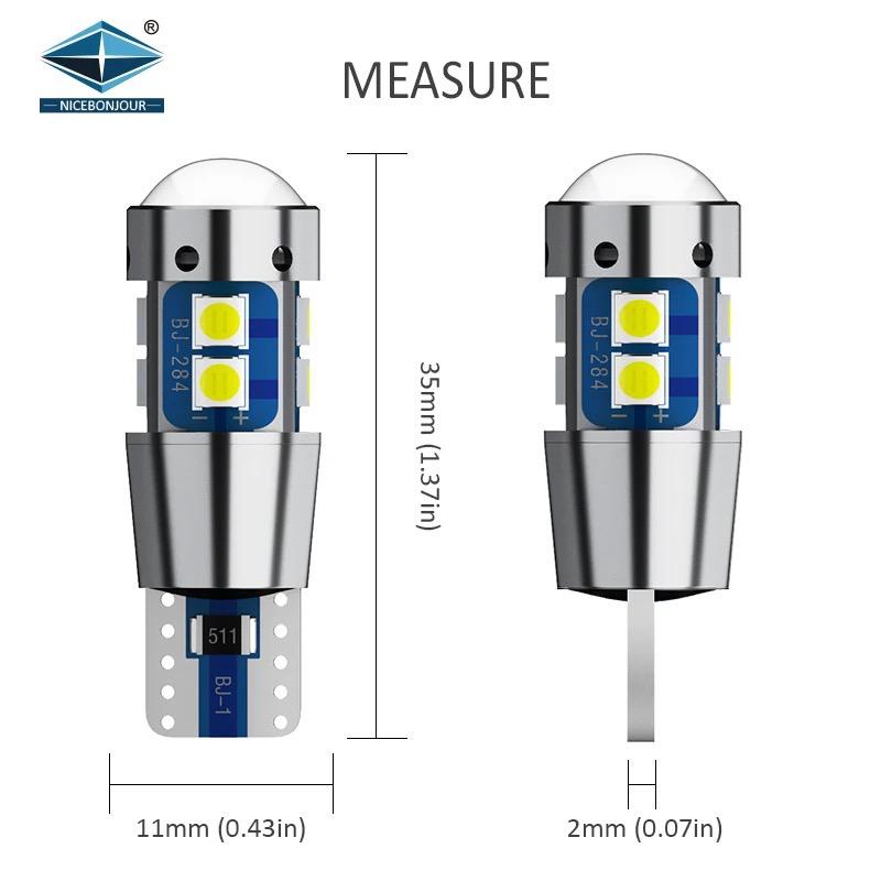 Becuri auto LED SMD 3030 alb cu tehnologie CANBUS