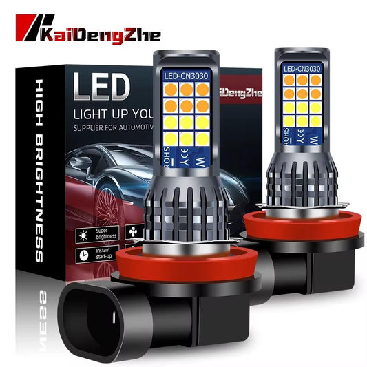 becuri led auto H11 H8 H9 120W canbus 2 culori
