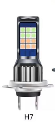 becuri led auto h7 120w canbus bi-color 3800k 6000k