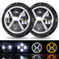 lupa led far auto 95w 10000lm 7 inch