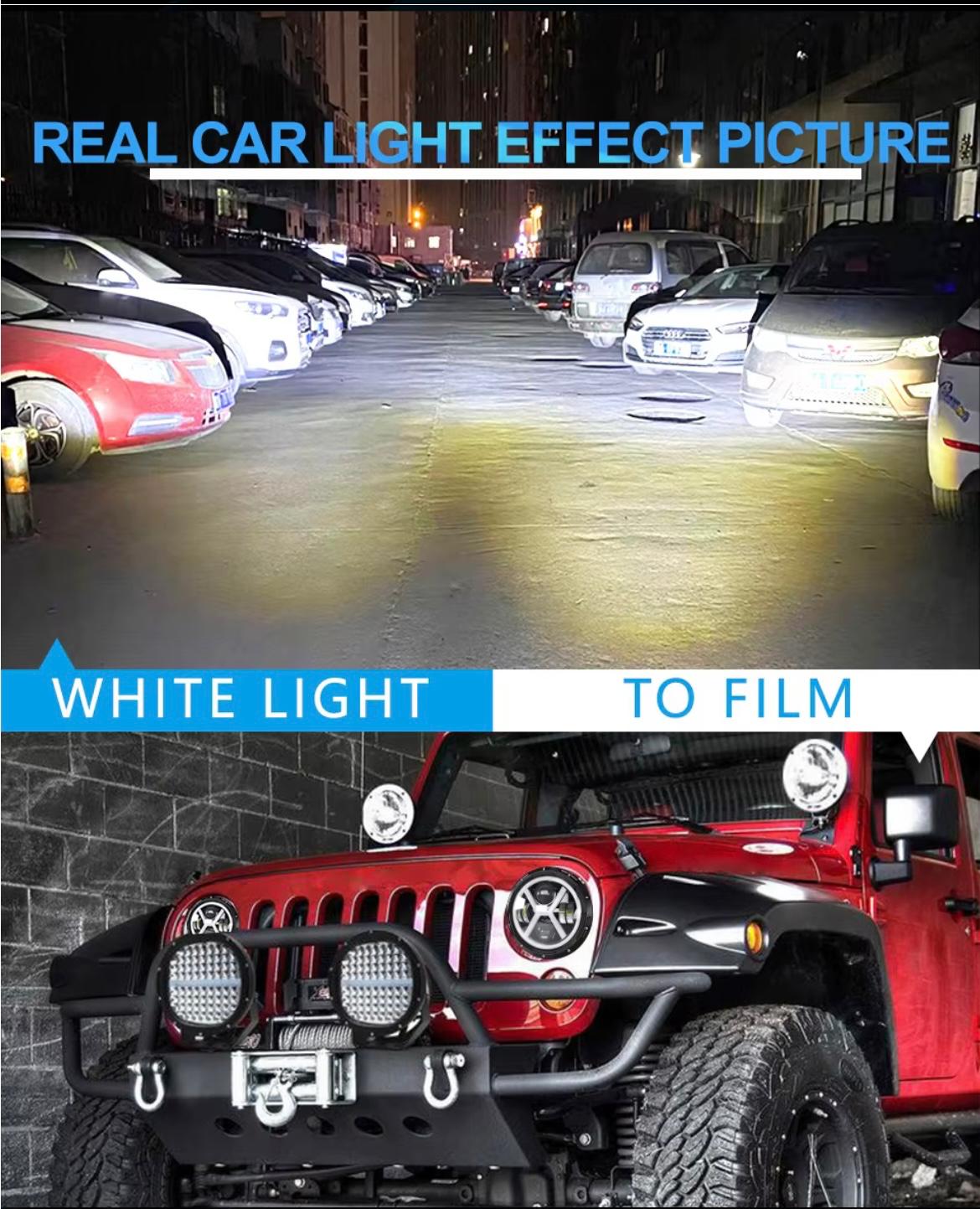 lupa far led auto 4 moduri drl semnal faza scurta lunga