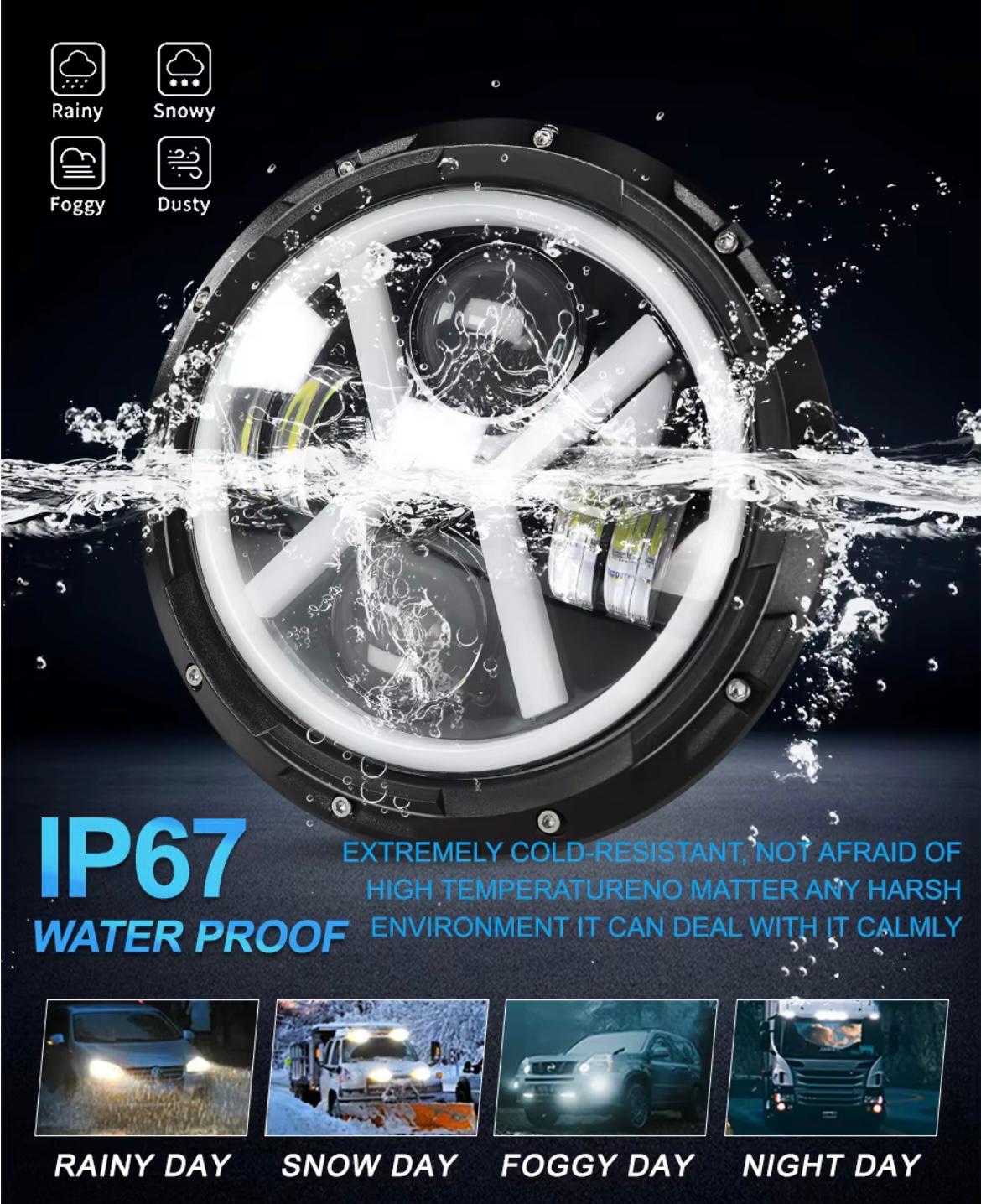 lupa led far auto puternic 95w lumina intensă