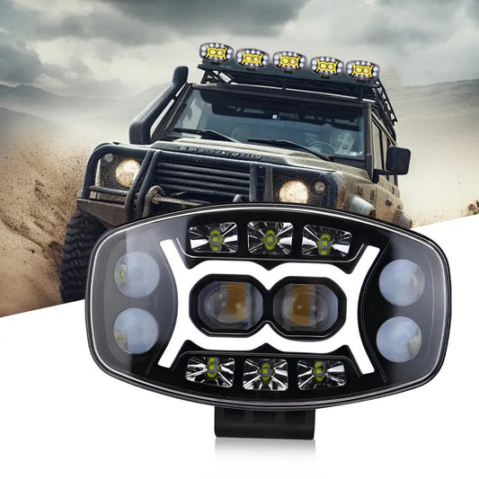 proiector LED 9 inch 100W pentru camioane și off-road