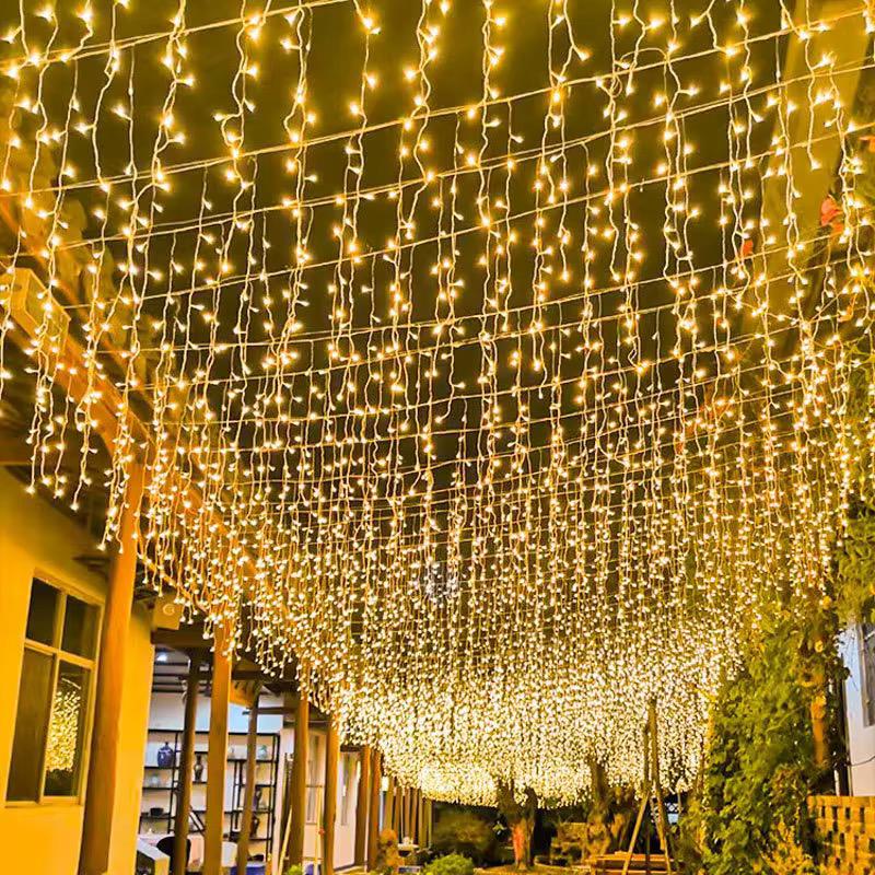 Ghirlandă luminoasă 4 metri cu 50 LED alb cald rezistentă la apă