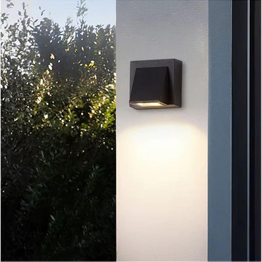 lampă aplica LED exterior neagră 5W alb cald