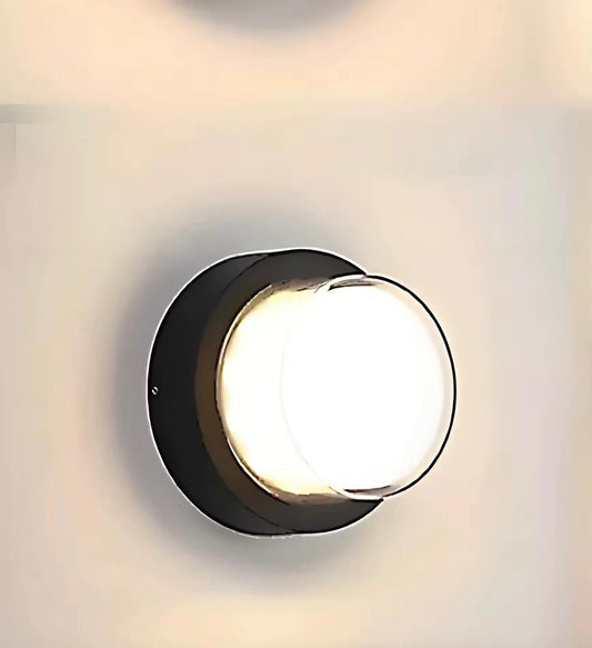 Lampă Aplica LED Exterior Neagră 18W Alb Cald Rezistentă Intemperii
