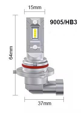 Becuri LED 9005 HB3 CANBUS instalare rapidă Plug & Play 2025
