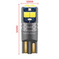 Becuri LED T10 3030 6 SMD Alb Rece 6500K pentru mașină