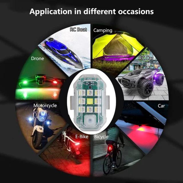 Stroboscop LED cu control wireless pentru mașină și motocicletă