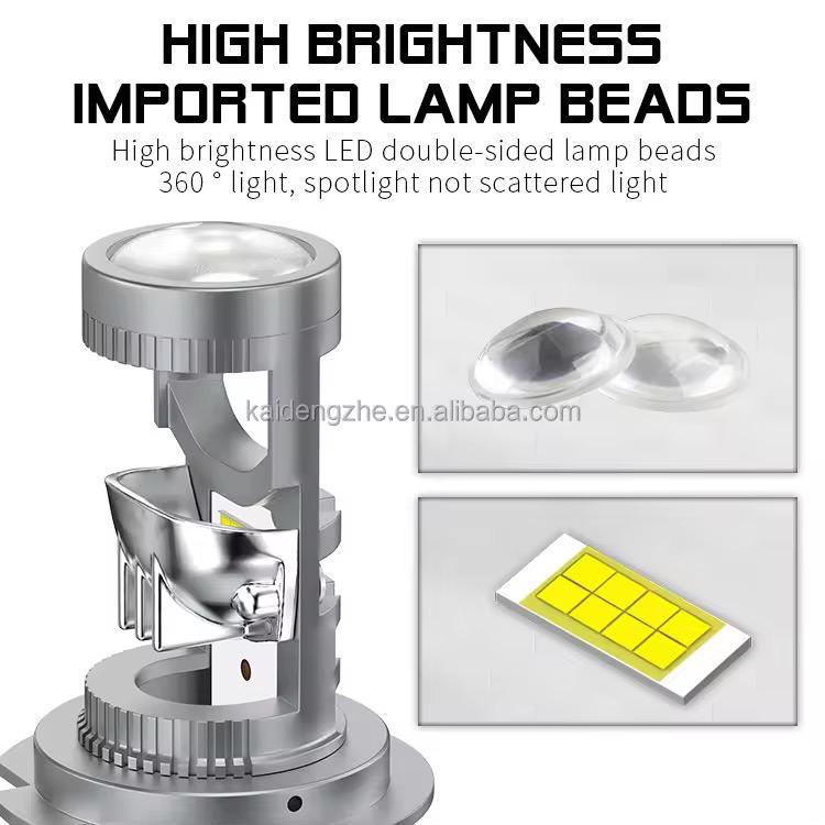 set becuri led h7 1:1 faruri auto super puternice