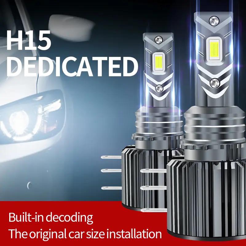 set 2 becuri led h15 iluminare auto ultra puternica