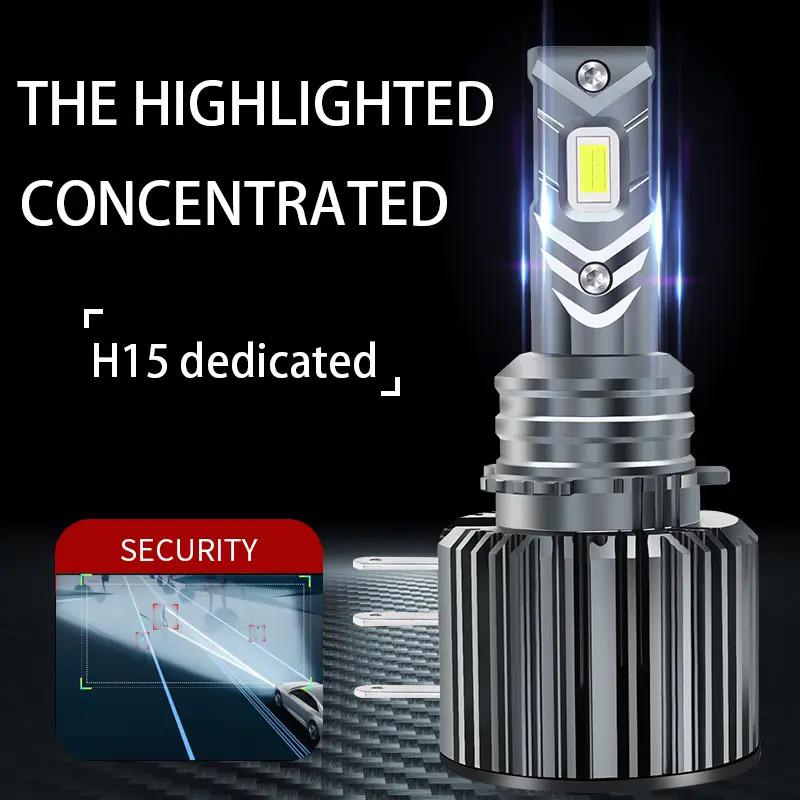 bec led h15 6500k alb rece pentru masina