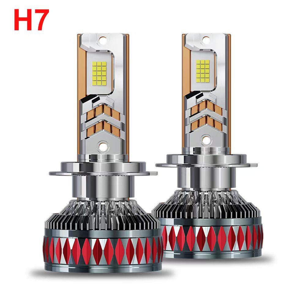 becuri led h7 canbus auto 400w 40000lm 6500k cupru ventilator suport rotativ