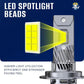 iluminare auto led h7 200w 6000k model nou 2026