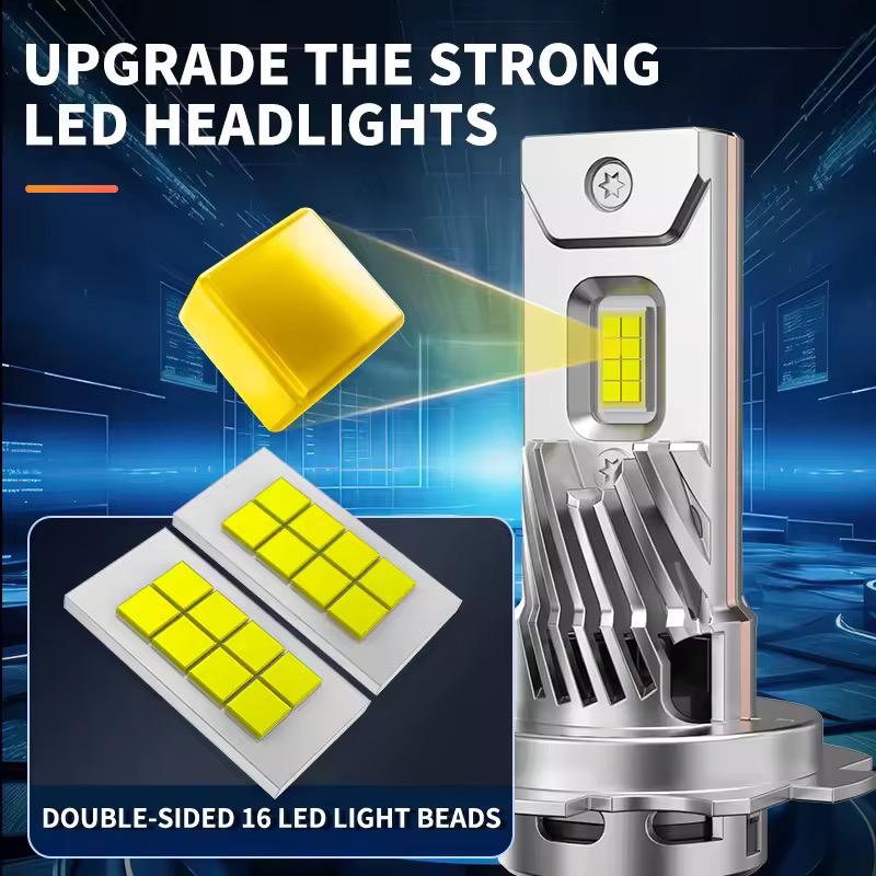 becuri led h7 auto cu ventilator si chip 3570