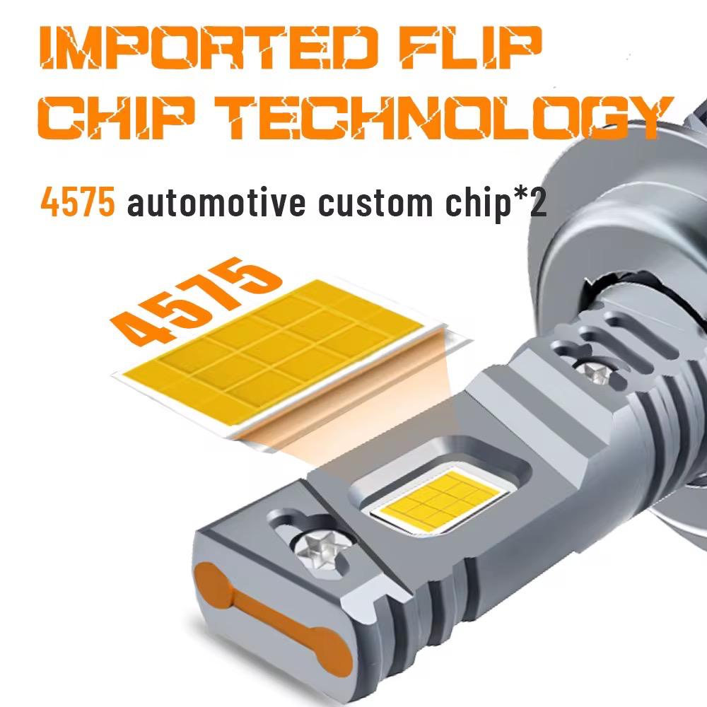 Becuri LED auto H7 380W 23000LM lumina intensa alb rece 6000K