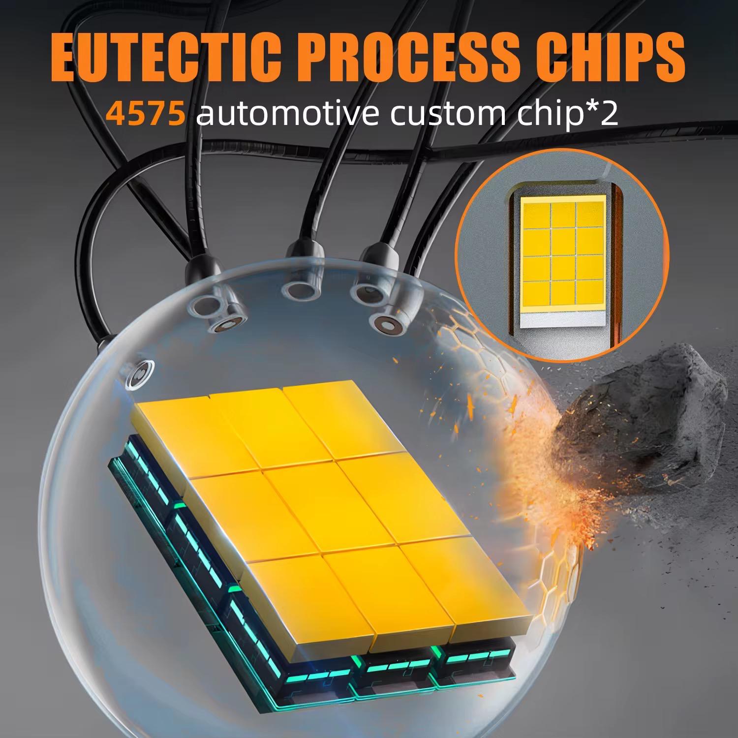 Becuri LED auto H7 430W 35000LM lumina intensa alb rece 6000K