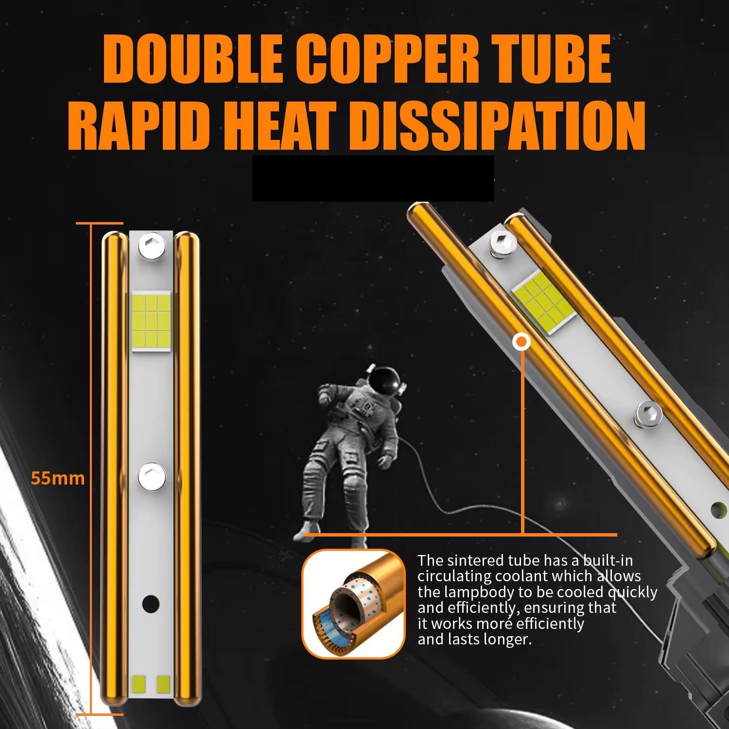 Set becuri LED auto H7 CANBUS 430W 35000LM alb rece 6000K High Quality 4575