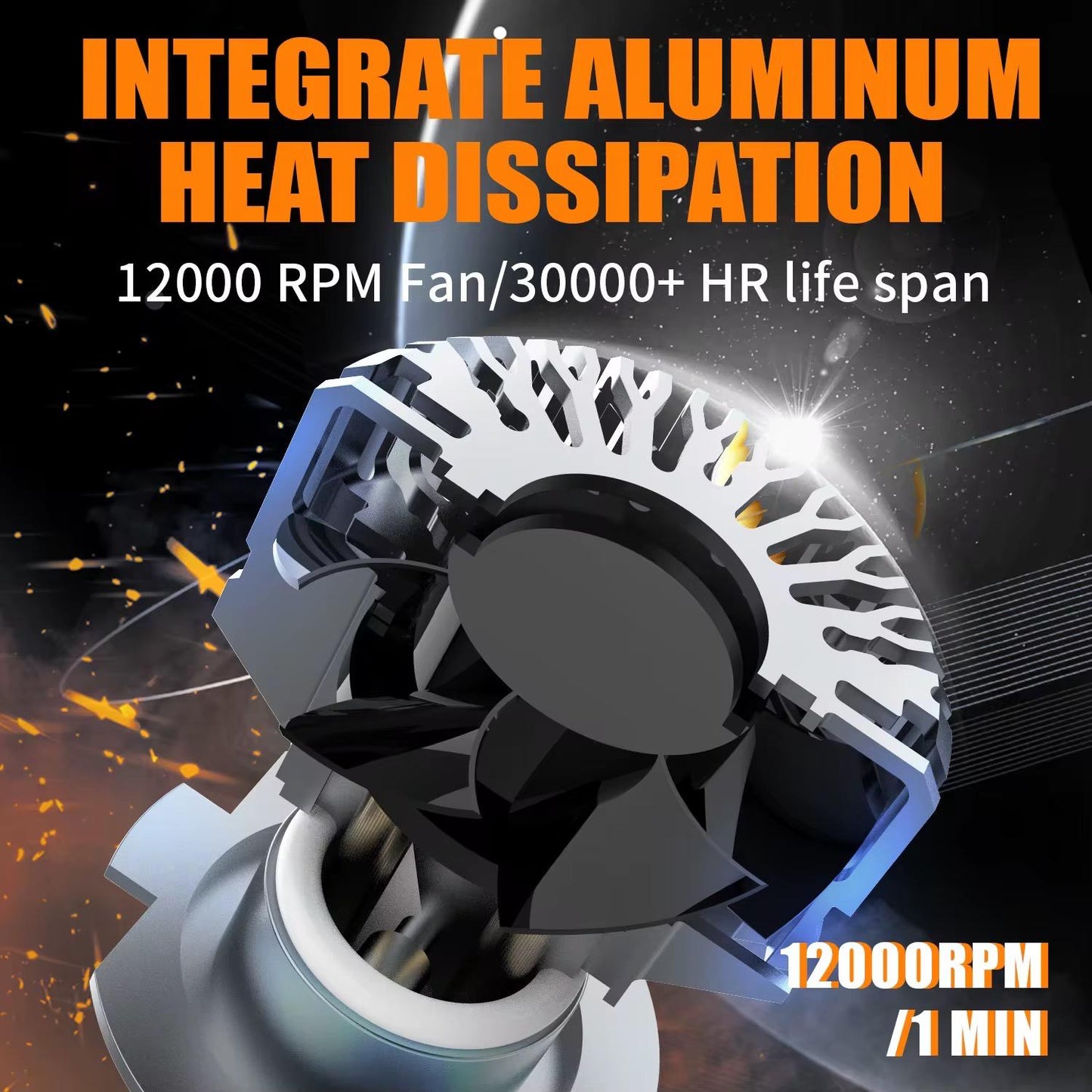 Becuri LED auto H7 430W 35000LM 6000K ultra puternice plug & play