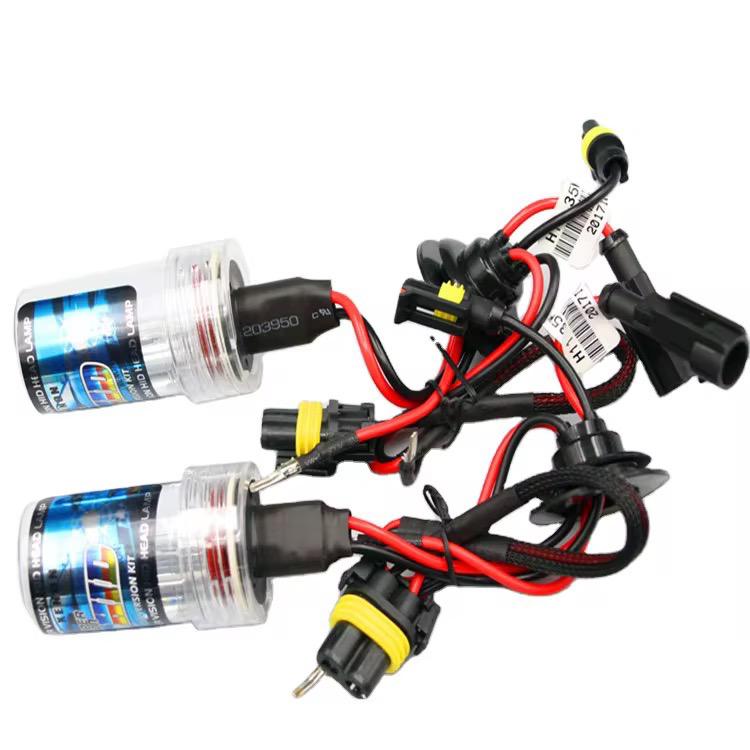 set 2 becuri xenon 55w 6000k alb rece