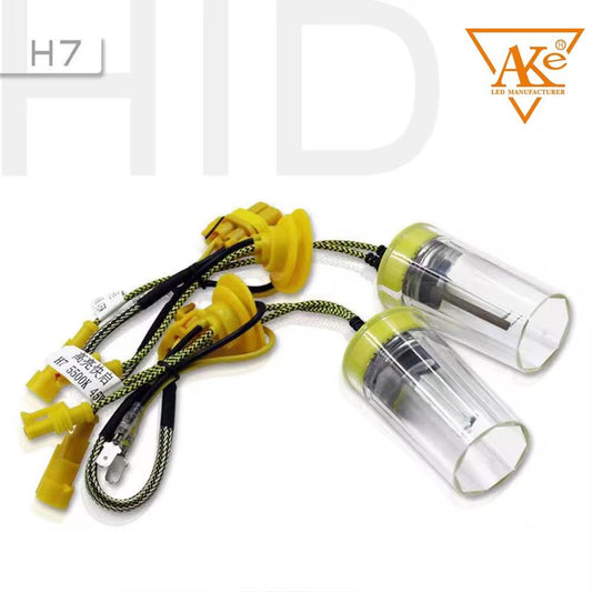 set 2 becuri xenon 55w 12v 5500k alb rece h7 h1