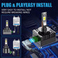 bec xenon hid-led ultra puternic 200w 20000lm canbus pentru faruri auto