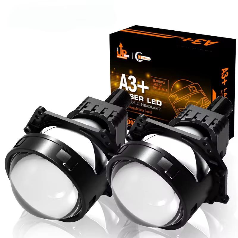 lupe far auto led 3 inch 30000lm faza scurta si lunga 200w