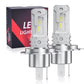becuri led auto h4 canbus 120w 15000lm alb cald lumina galbena