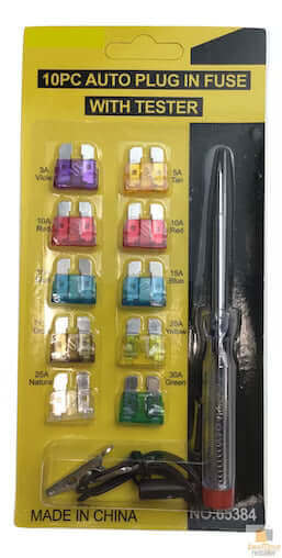 Siguranțe auto lamelare Safe cu tester inclus