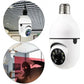 Cameră Supraveghere WiFi 360° Tip Bec E27, Full HD, Viziune Nocturnă Color și Senzor Mișcare – Siguranță Inteligentă pentru Interior și Exterior