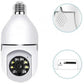 Cameră Supraveghere WiFi 360° Tip Bec E27, Full HD, Viziune Nocturnă Color și Senzor Mișcare – Siguranță Inteligentă pentru Interior și Exterior