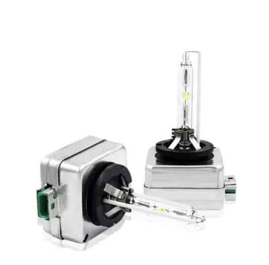 Set 2 becuri Xenon D1S 35W 4300K pentru faruri auto lumina alb-cald
