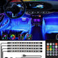Banda LED auto pentru interiorul masinii RGB
