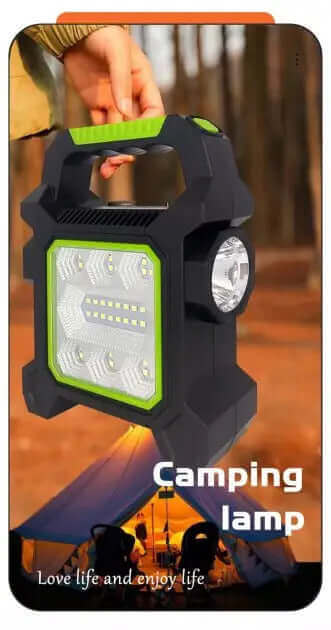 Lampă Solară Camping LED 40